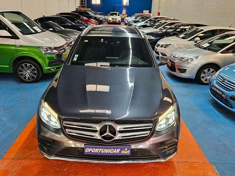 Usado Mercedes GLC250 AMG line 204 CV (150 kW) 2016 Gris / plata SUV