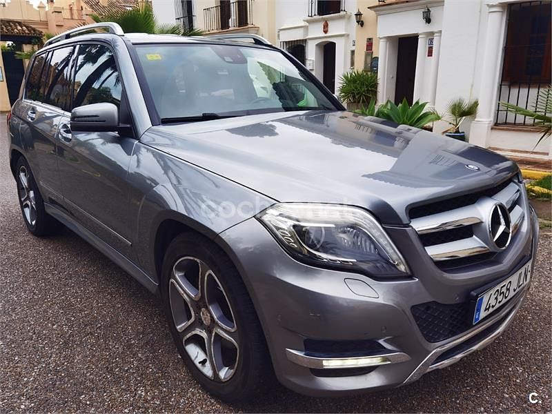 Usado Mercedes GLK220 170 CV (125 kW) 2014 Gris / plata SUV