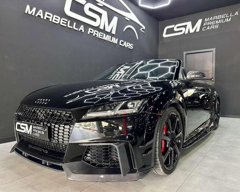 Usado Audi TTS Sport 400 CV (294 kW) 2017 Negro Descapotable