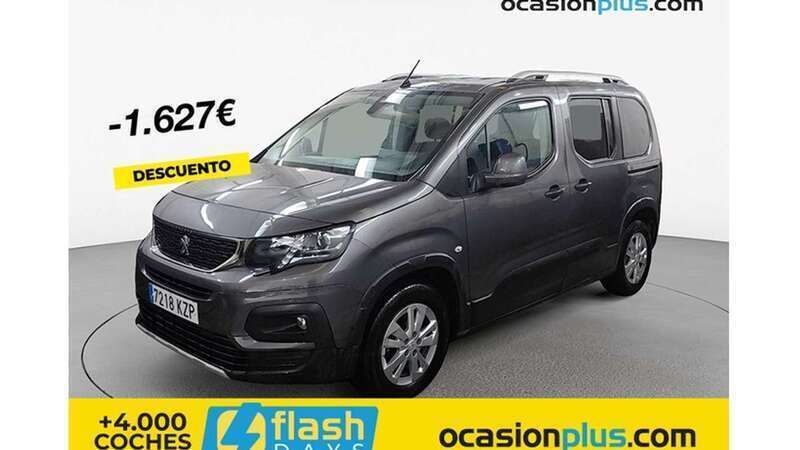 Plateado Usado 2019 Peugeot Rifter Allure Monovolumen | 16.273 € (Buen precio) - Imagen 1/4