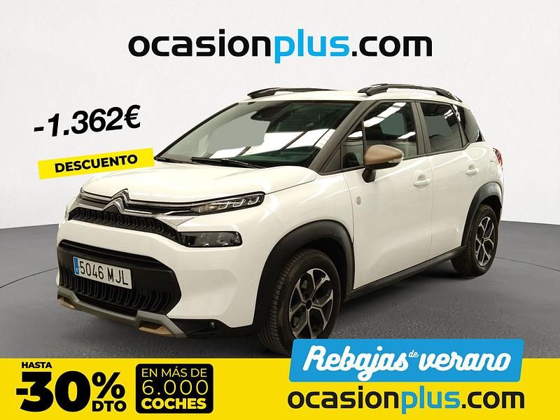 Blanco Usado 2023 Citroën C3 Aircross PureTech SUV | 14.990 € (Precio justo) - Imagen 1/4