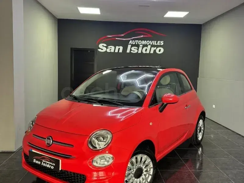 Usado Fiat 500 Lounge 69 CV (50 kW) 2019 Rojo Berlina