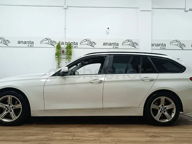 Usado BMW 320 Efficient Dynamics 163 CV (119 kW) 2013 Blanco Familiar