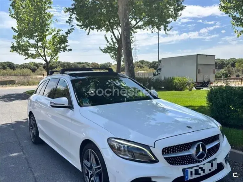 Usado Mercedes C220 194 CV (142 kW) 2021 Blanco Familiar