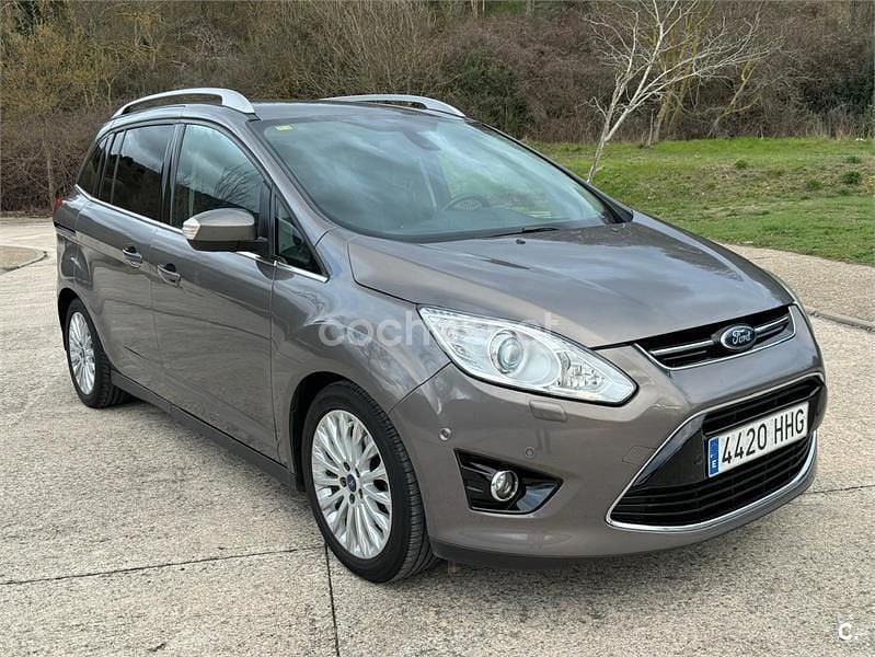 Usado Ford Grand C-Max Trend 115 CV (84 kW) 2012 Gris / plata Monovolumen