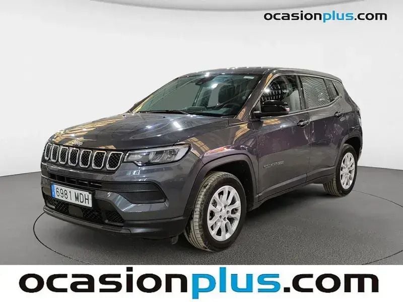 Gris Usado 2023 Jeep Compass Night Eagle SUV | 23.546 € (Buen precio) - Imagen 1/4