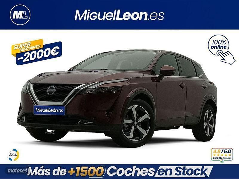 Usado Nissan Qashqai N-Connecta 140 CV (102 kW) 2023 Granate SUV