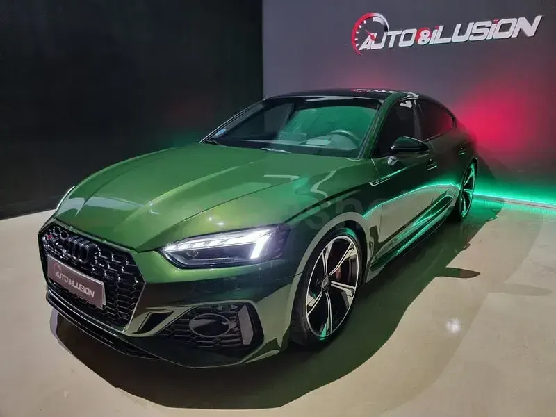 Usado Audi RS5 Sportback Exclusive 450 CV (330 kW) 2022 Verde Berlina