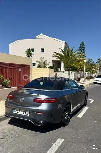 Usado Mercedes E200 184 CV (135 kW) 2018 Gris / plata Descapotable