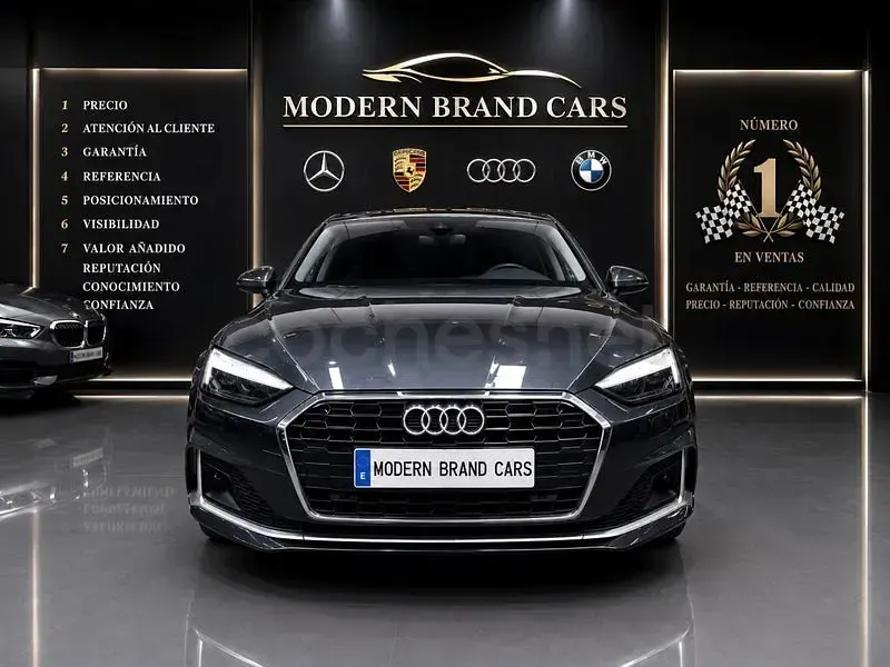 Usado Audi A5 Sportback Exclusive 163 CV (119 kW) 2020 Gris / plata Utilitario