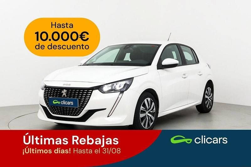 Blanco Usado 2021 Peugeot 208 Active Utilitario | 11.390 € (Precio justo) - Imagen 1/4