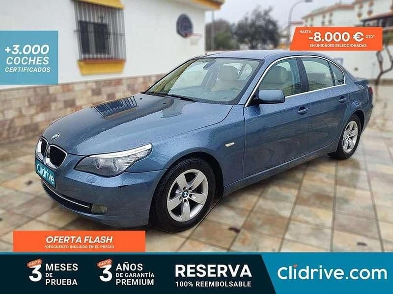 Azul Usado 2008 BMW 520 Berlina | 5490 € (Super precio) - Imagen 1/3