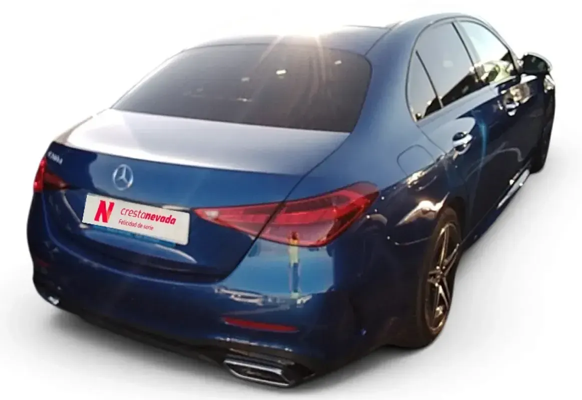 Usado Mercedes C200 163 CV (119 kW) 2022 Azul Berlina
