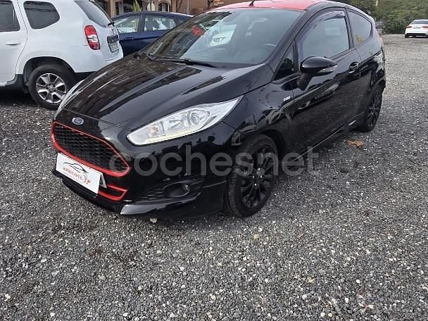 Usado Ford Fiesta ST-Line 100 CV (73 kW) 2017 Negro Berlina