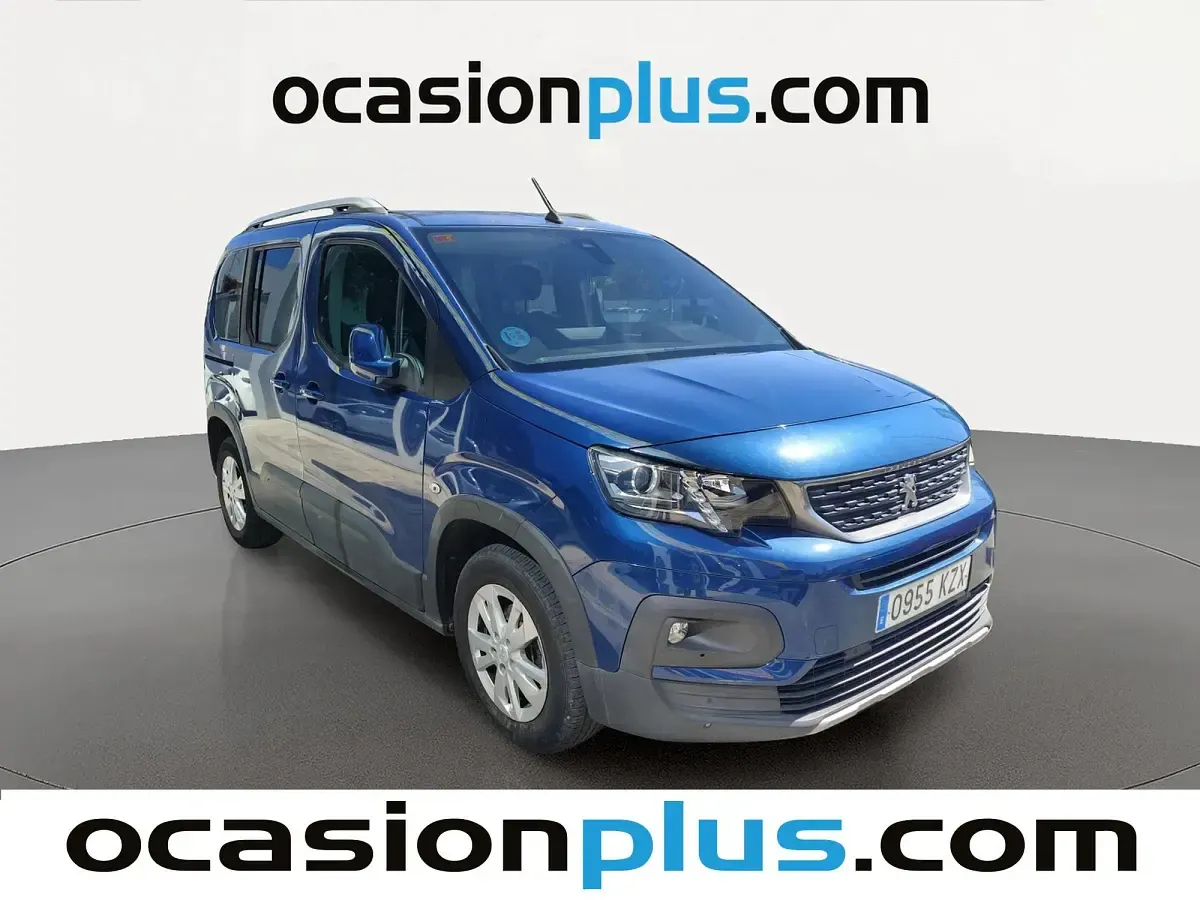 Usado Peugeot Rifter Allure 100 CV (73 kW) 2019 Azul Monovolumen