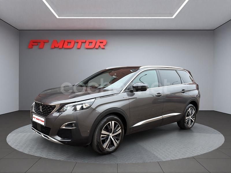 Usado Peugeot 5008 GT 130 CV (95 kW) 2019 Gris SUV