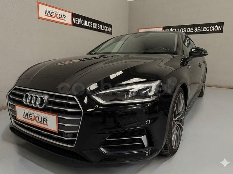 Usado Audi A5 Sportback S-Line 190 CV (139 kW) 2017 Negro Utilitario