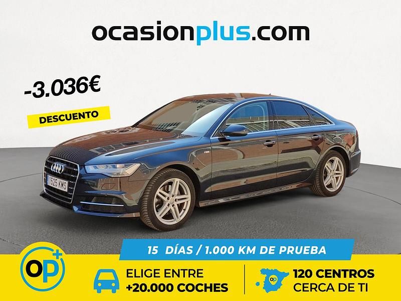 Azul Usado 2018 Audi A6 S-Line Berlina | 27.900 € (Precio justo) - Imagen 1/4
