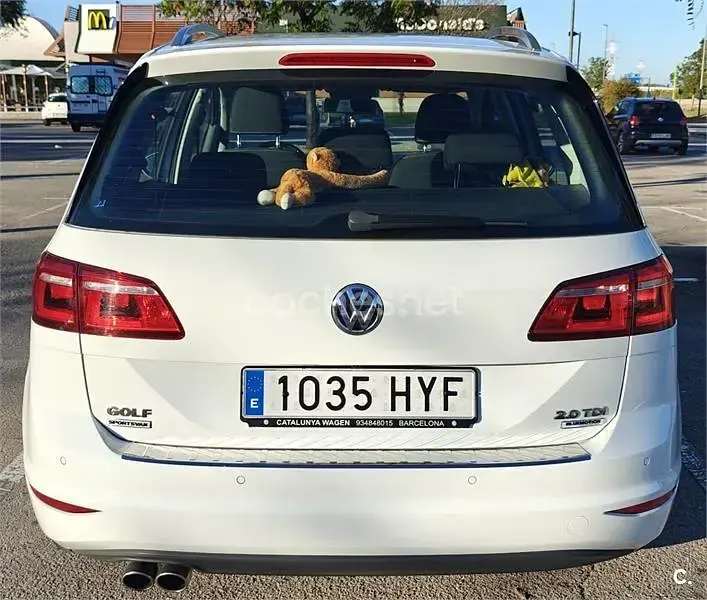 Usado VW Golf Sportsvan Sportline 150 CV (110 kW) 2014 Blanco Monovolumen