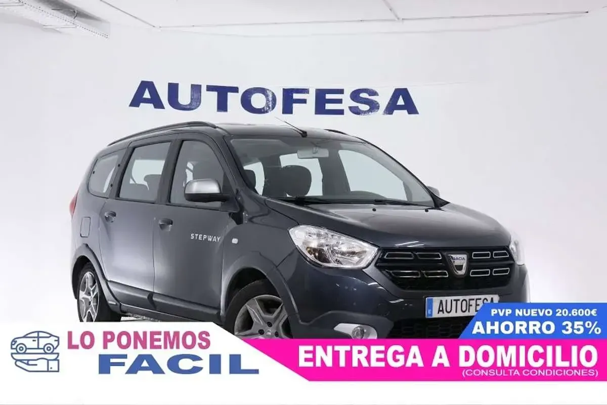 Usado Dacia Lodgy Stepway 116 CV (85 kW) 2019 Gris Monovolumen
