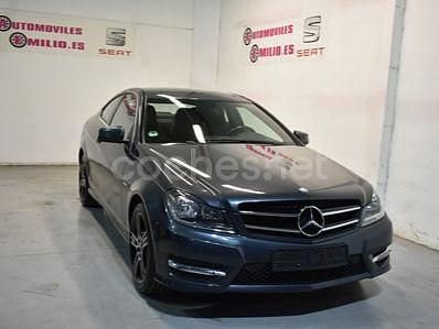 Negro Usado 2014 Mercedes C180 Coupe | 22.500 € (Un poco caro) - Imagen 1/4