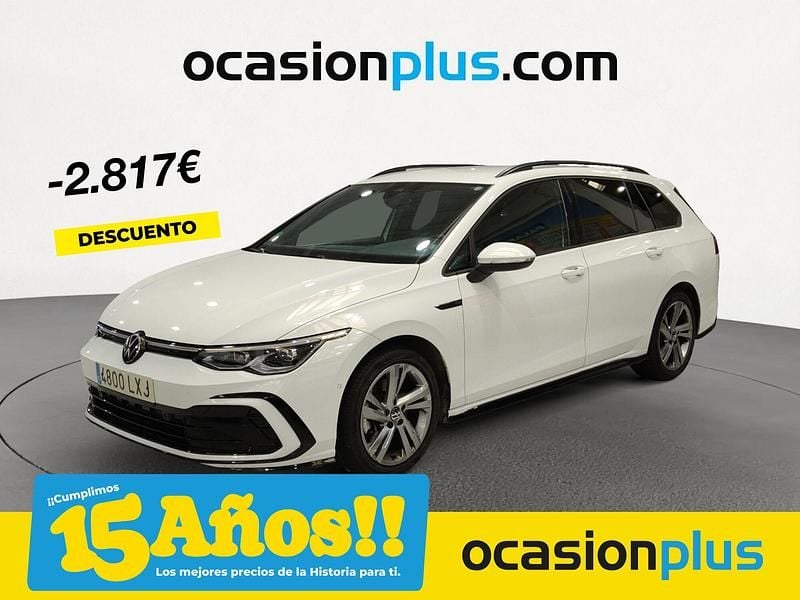 Blanco Usado 2022 VW Golf VIII R-line Familiar | 25.490 € (Precio justo) - Imagen 1/4