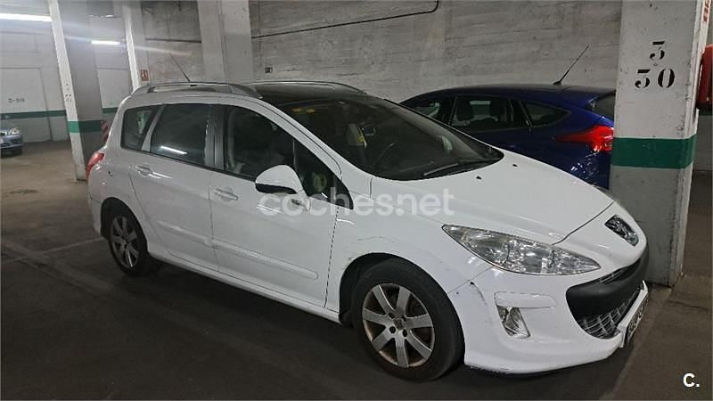 Usado Peugeot 308 SW 110 CV (80 kW) 2009 Blanco Familiar