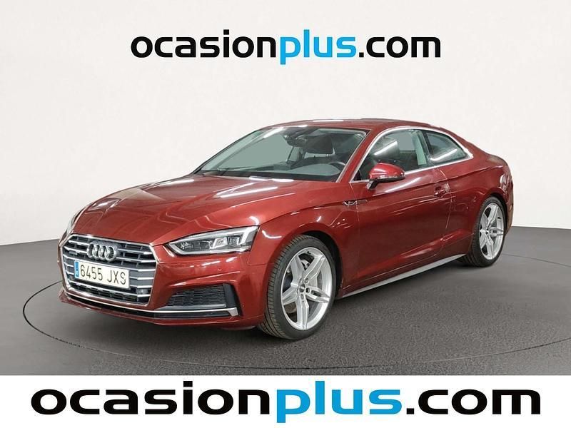 Rojo Usado 2017 Audi A5 S-Line Coupe | 30.490 € (Precio justo) - Imagen 1/4
