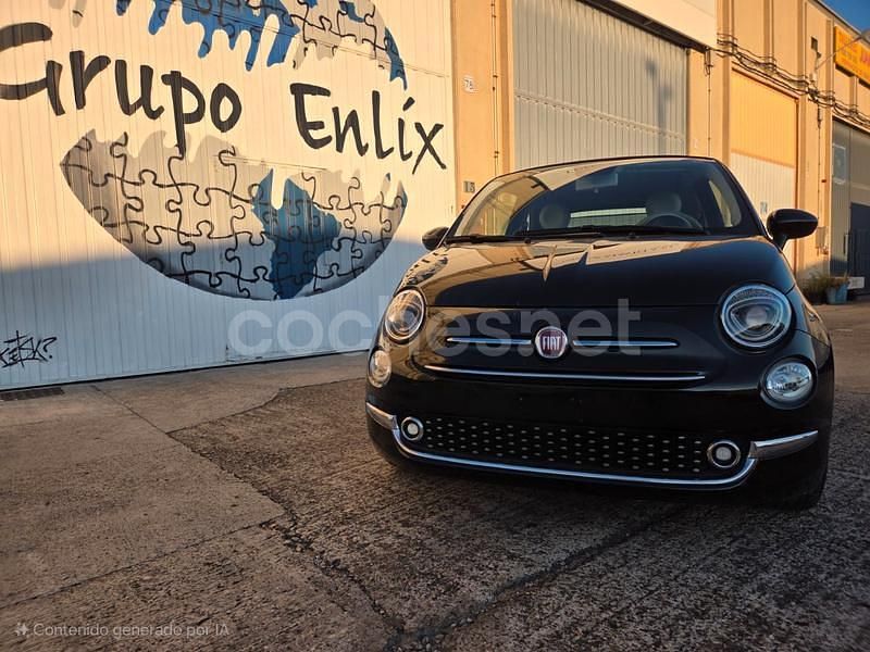 Usado Fiat 500C Dolcevita 70 CV (51 kW) 2021 Negro Descapotable