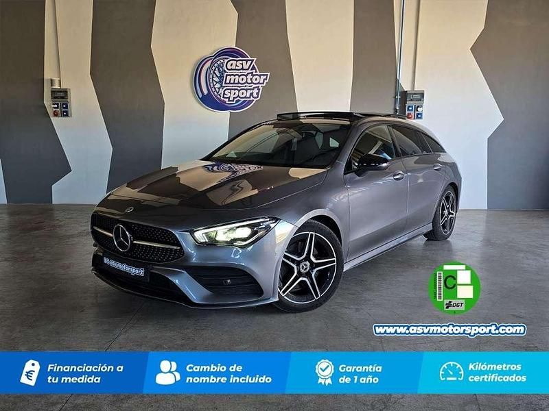 Usado Mercedes CLA200 Shooting Brake 163 CV (119 kW) 2020 Gris / plata Familiar