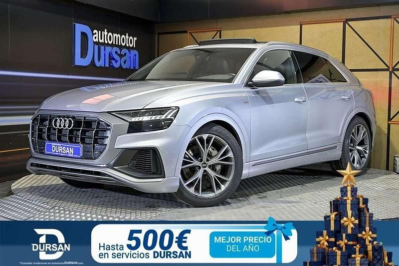 Gris Usado 2021 Audi Q8 S-Line SUV | 56.990 € (Precio justo) - Imagen 1/4