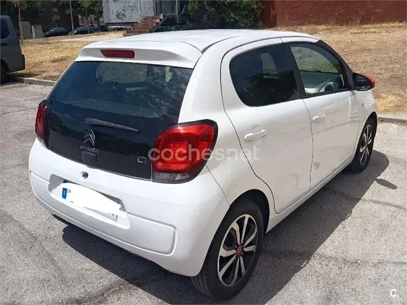 Usado Citroën C1 Feel 82 CV (60 kW) 2017 Blanco Utilitario