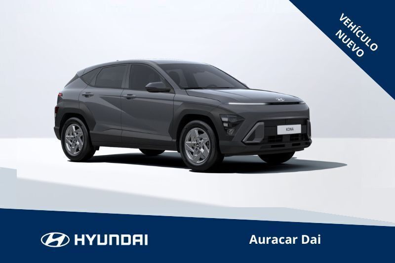 Gris Nuevo 2025 Hyundai Kona SUV | 28.400 € (Precio justo) - Imagen 1/4