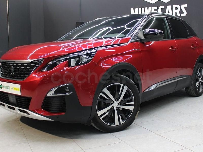 Usado Peugeot 3008 GT-line 130 CV (95 kW) 2018 Rojo SUV
