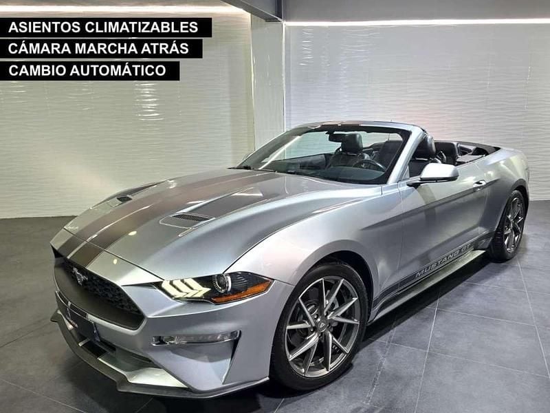 Gris Usado 2019 Ford Mustang Convertible Descapotable | 31.990 € (Super precio) - Imagen 1/4