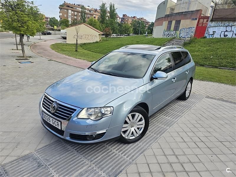 Azul Usado 2008 VW Passat Highline Familiar | 6400 € (Un poco caro) - Imagen 1/4