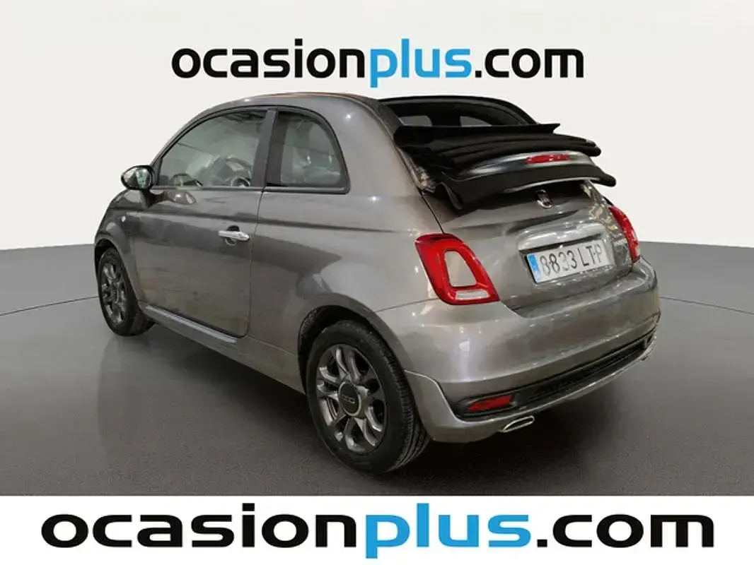 Usado Fiat 500C Connect 71 CV (52 kW) 2021 Gris Descapotable