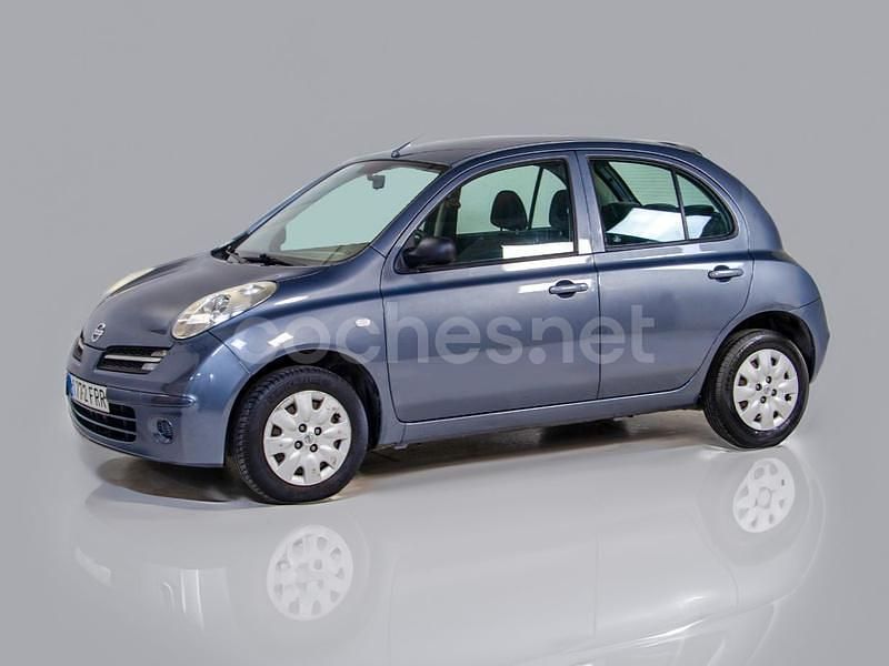 Azul Usado 2007 Nissan Micra Visia Berlina | 5850 € (Precio justo) - Imagen 1/4