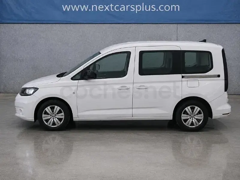 Usado VW Caddy 122 CV (89 kW) 2021 Blanco Monovolumen