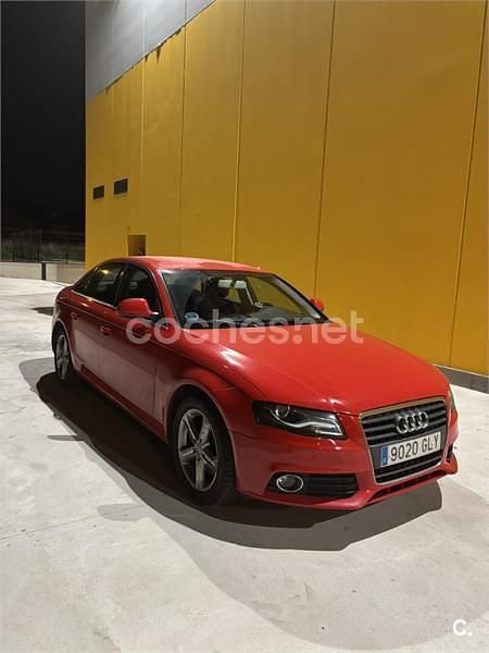 Usado Audi A4 180 CV (132 kW) 2009 Rojo Berlina