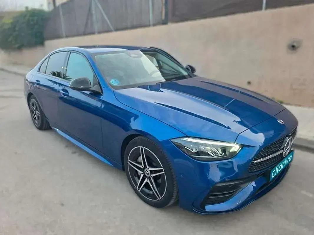 Usado Mercedes C200 204 CV (150 kW) 2022 Azul Berlina