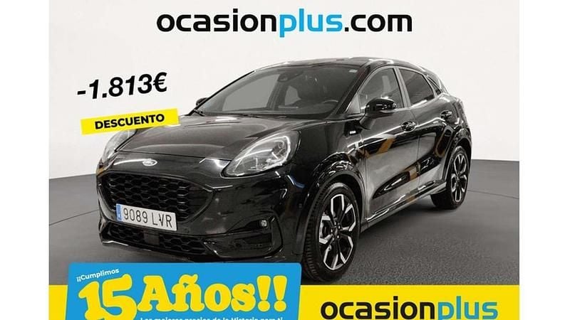Negro Usado 2021 Ford Puma ST-Line X SUV | 16.546 € (Buen precio) - Imagen 1/4