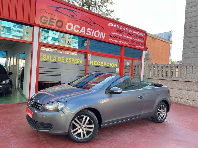 Plateado Usado 2012 VW Golf Cabriolet Descapotable | 8800 € (Precio justo) - Imagen 1/4