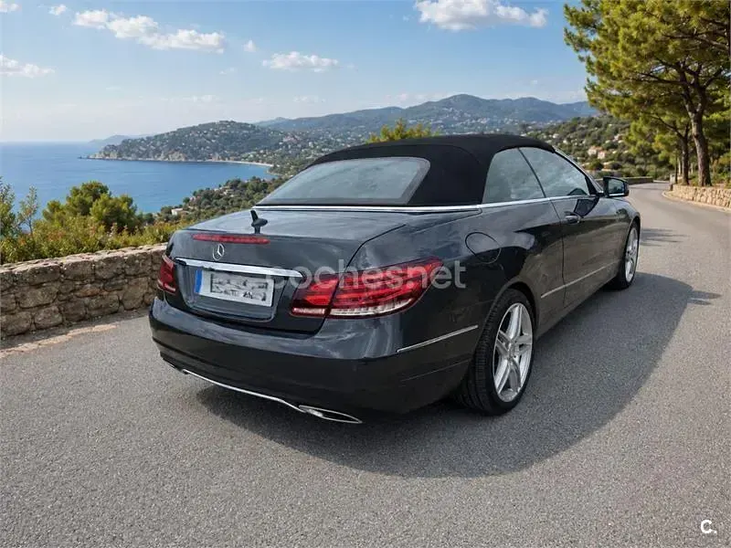 Usado Mercedes E250 204 CV (150 kW) 2014 Gris / plata Descapotable