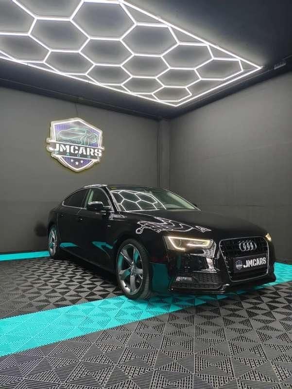 Usado Audi A5 Sportback S-Line 190 CV (139 kW) 2015 Negro Utilitario
