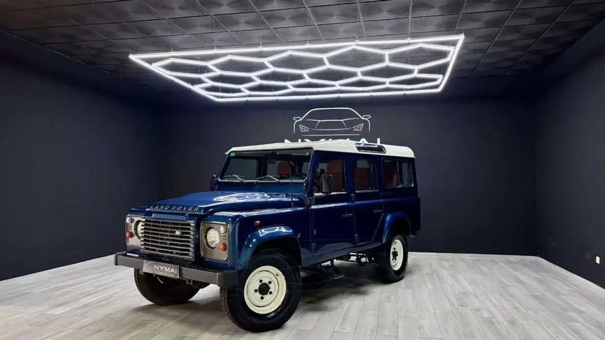 Usado Land Rover Defender SE 122 CV (89 kW) 2007 Azul Familiar