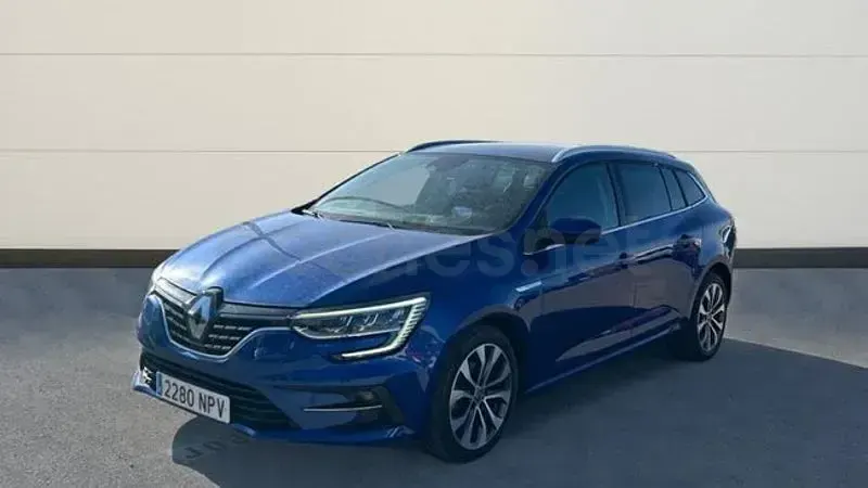 Usado Renault Mégane GrandTour Techno 140 CV (102 kW) 2022 Azul Familiar