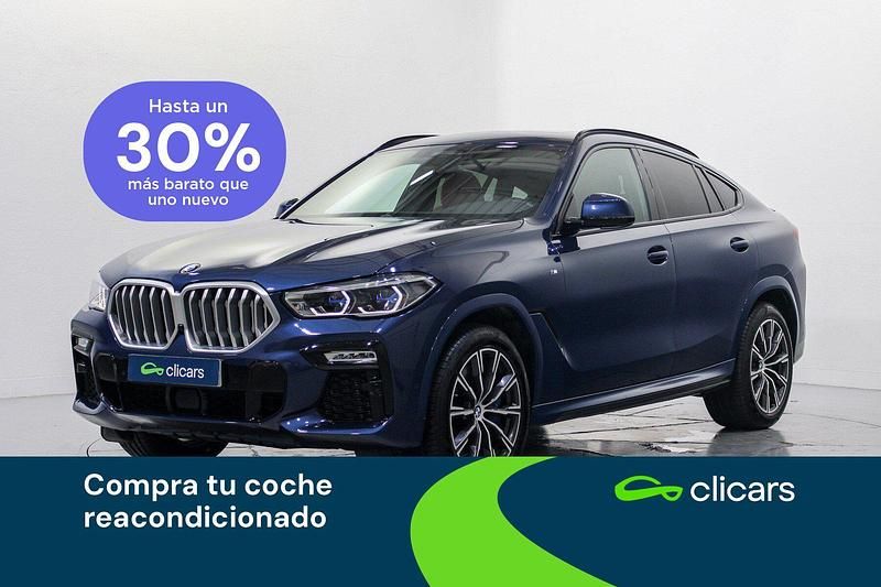 Azul Usado 2021 BMW X6 SUV | 61.990 € - Imagen 1/4
