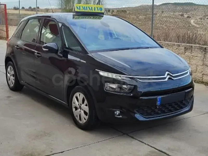 Usado Citroën C4 Picasso Seduction 120 CV (88 kW) 2014 Negro Monovolumen