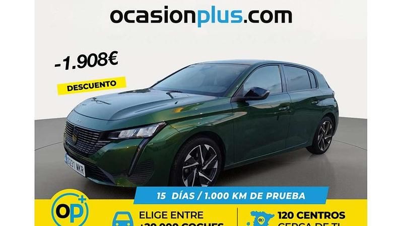 Usado Peugeot 308 Allure 131 CV (96 kW) 2023 Verde Utilitario